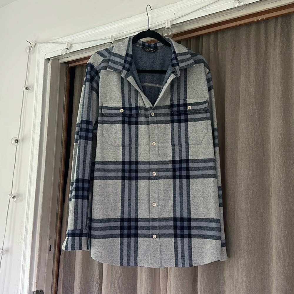 Alpine Design Blue Plaid Shirt